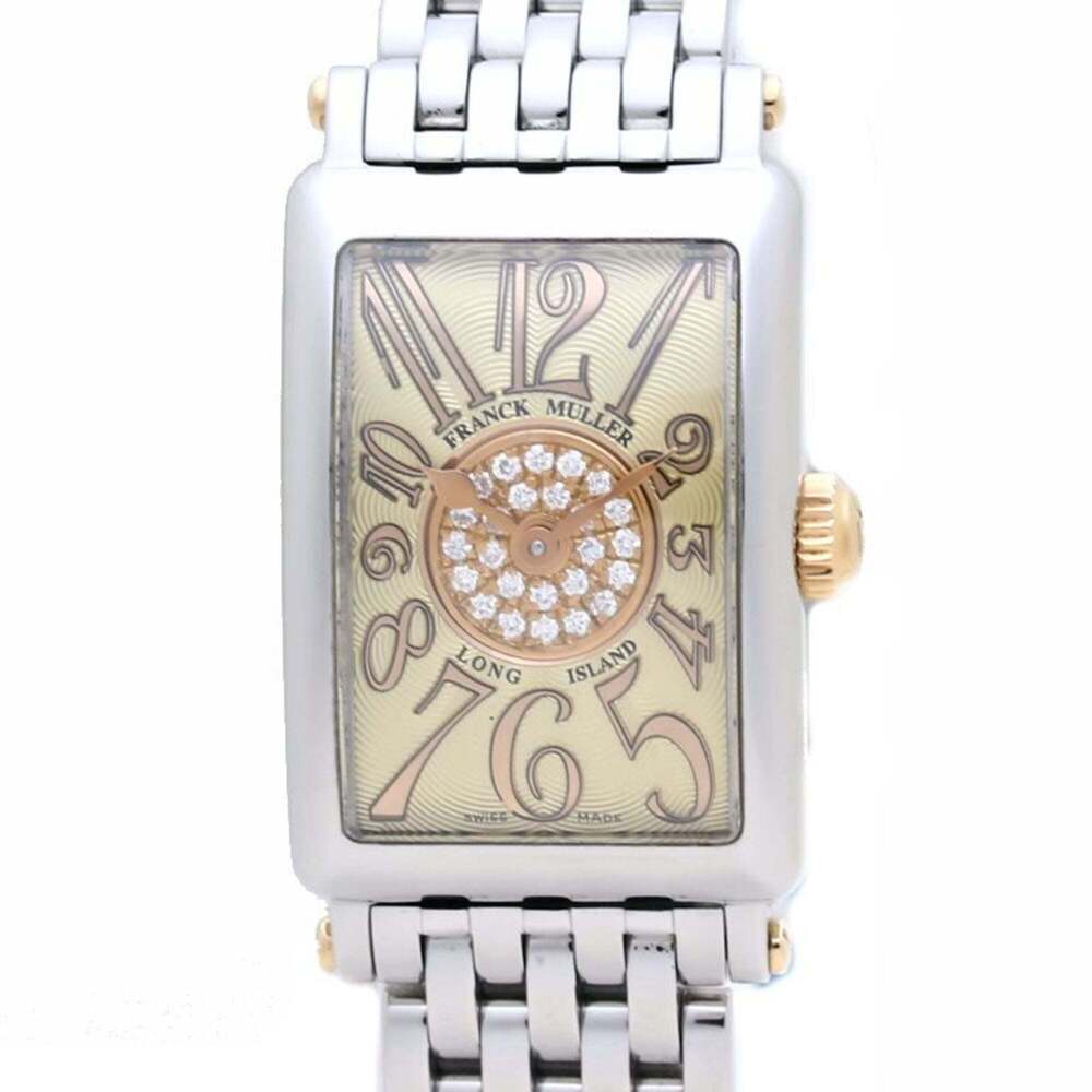 FRANCK MULLER 802 REL CD 1P CP STG Long Island Petite Pastille Stainless Stee...